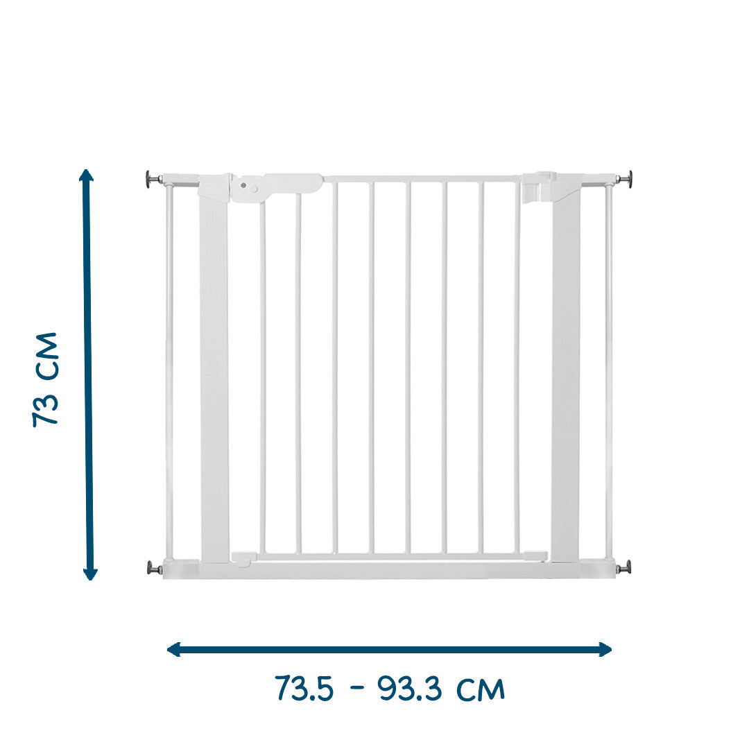 BabyDan Asta Bebek ve Çocuk Güvenlik Kapısı 73,5 - 93,3 cm Beyaz