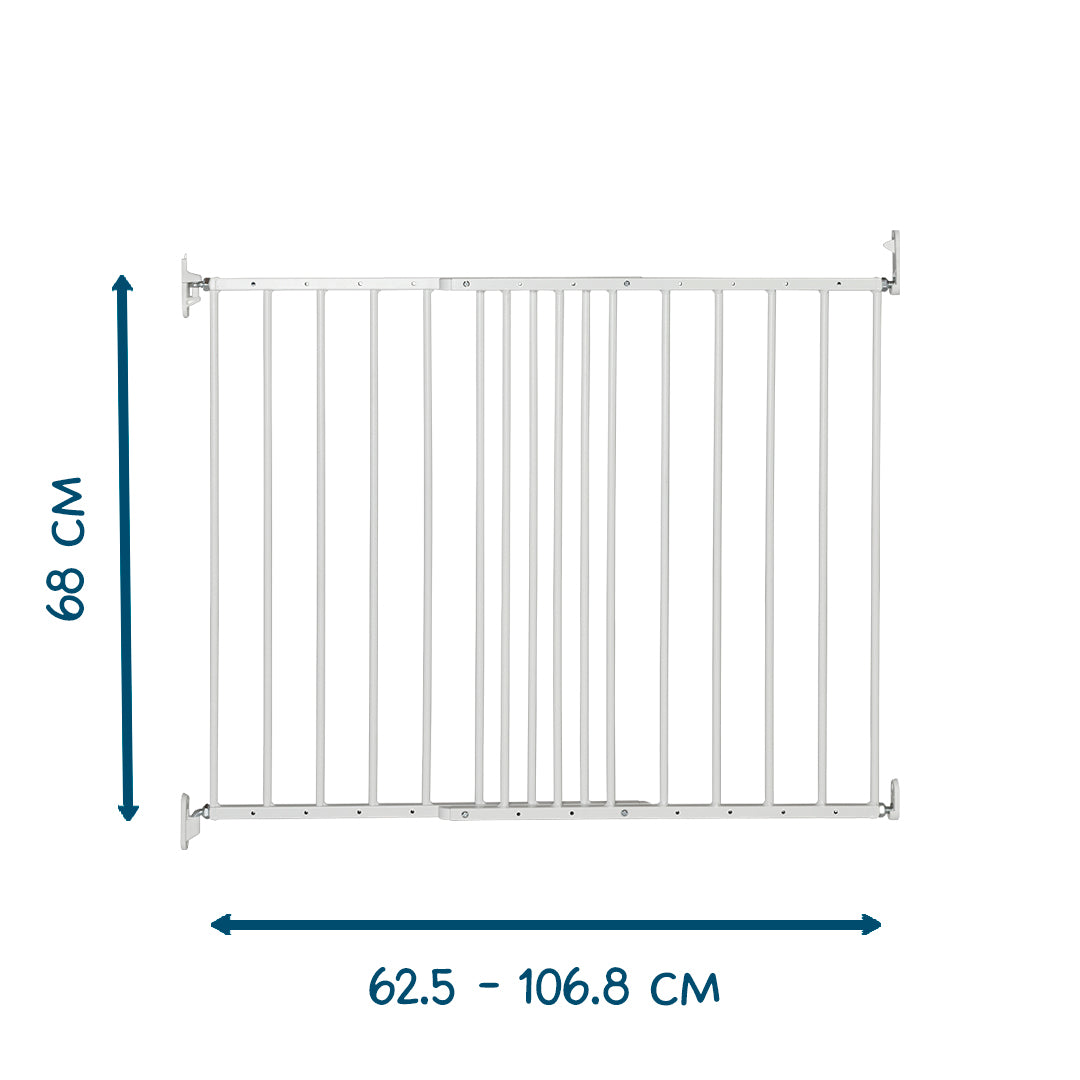 BabyDan Liva Bebek ve Çocuk Güvenlik Kapısı 62,5 - 106,8 cm Beyaz