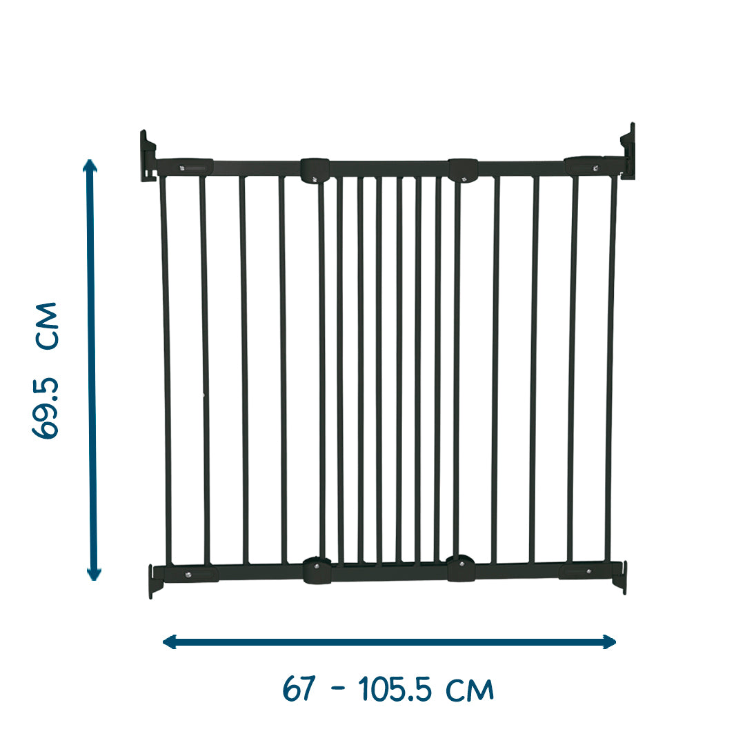 Babydan Ebba Bebek ve Çocuk Güvenlik Kapısı 67 - 105,5 cm Siyah