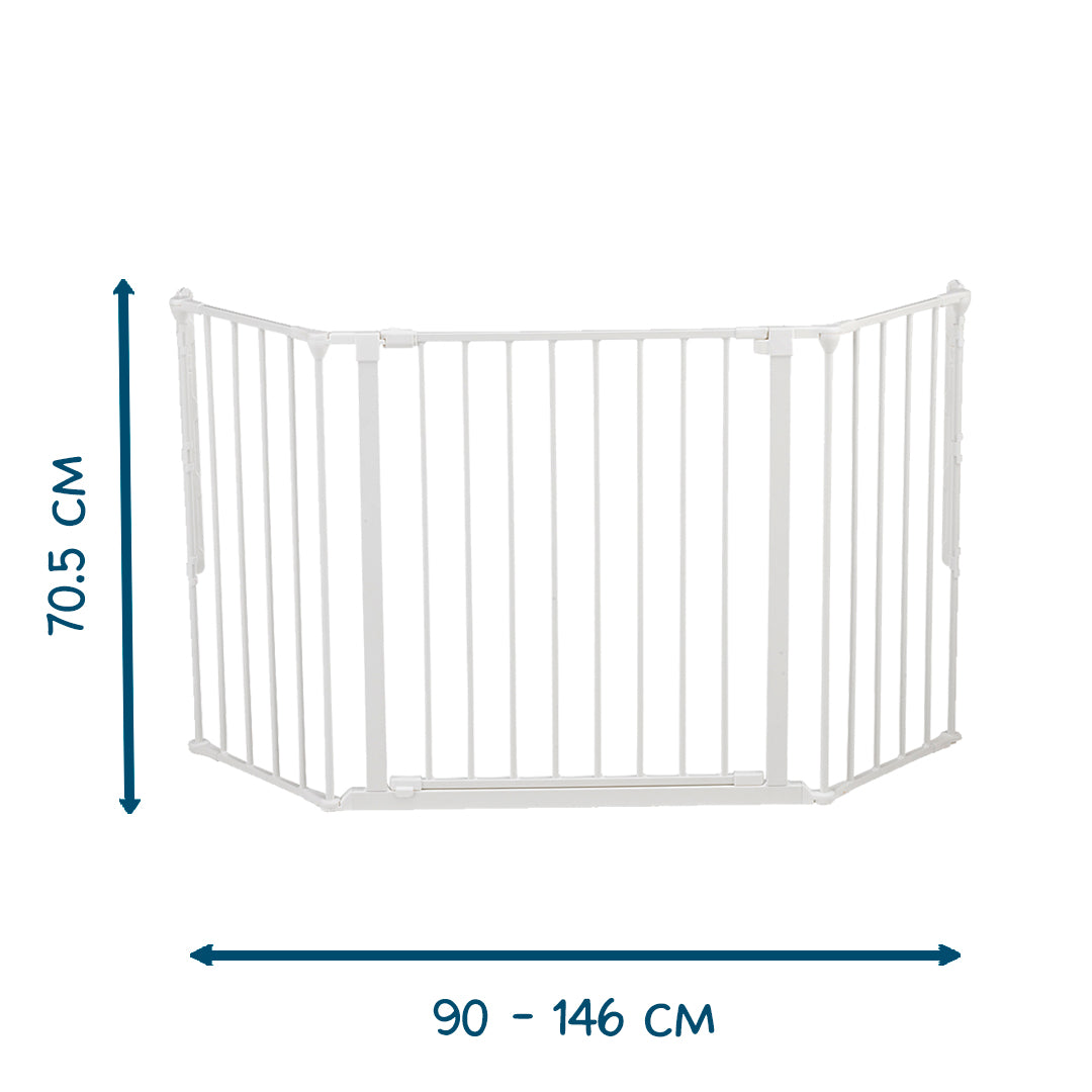 BabyDan Olaf Koruyucu Bariyer ve Güvenlik Kapısı 90 - 146 cm Beyaz