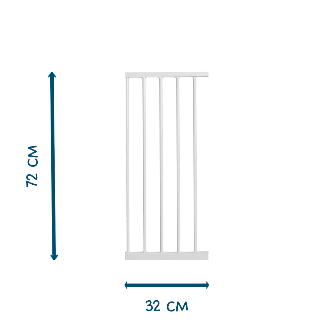 BabyDan Asta Güvenlik Kapısı Uzatma Paneli 32 cm Beyaz